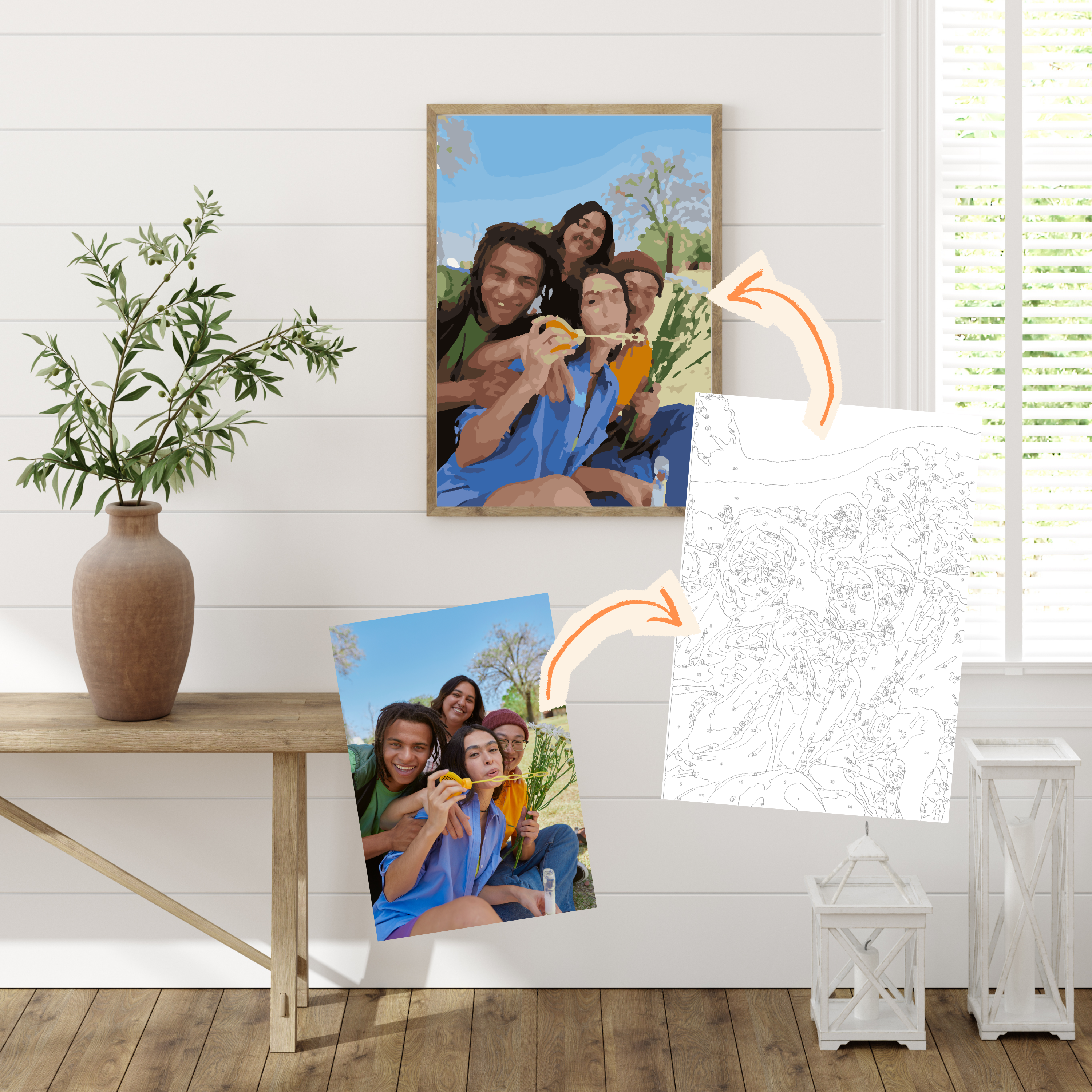 Custom Paint by Numbers Kit – Turn Your Photo into a Painting